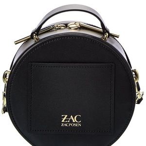 Zac Posen Belay Leather Drum Crossbody Purse